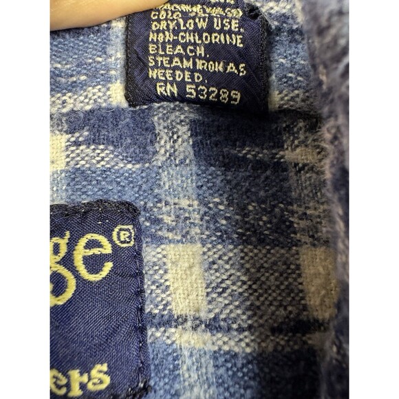 VTG Revenge Shirtmakers Flannel Shirt‎ XL Button-Up Long Sleeve Aztec 90s Grunge - Picture 4 of 8